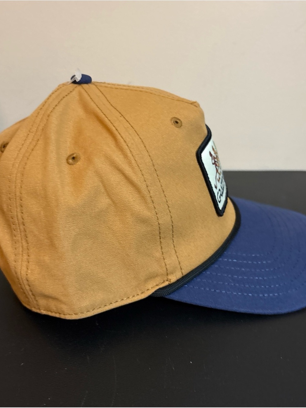Grateful Dead Rainbow Dancing Bears Patch Cap - Tan & Navy - Picture 5 of 9